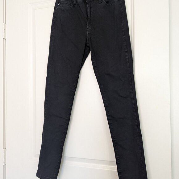KanCan High Rise Skinny 9/28 Black | Grunge | Emo | Goth - Picture 3 of 7